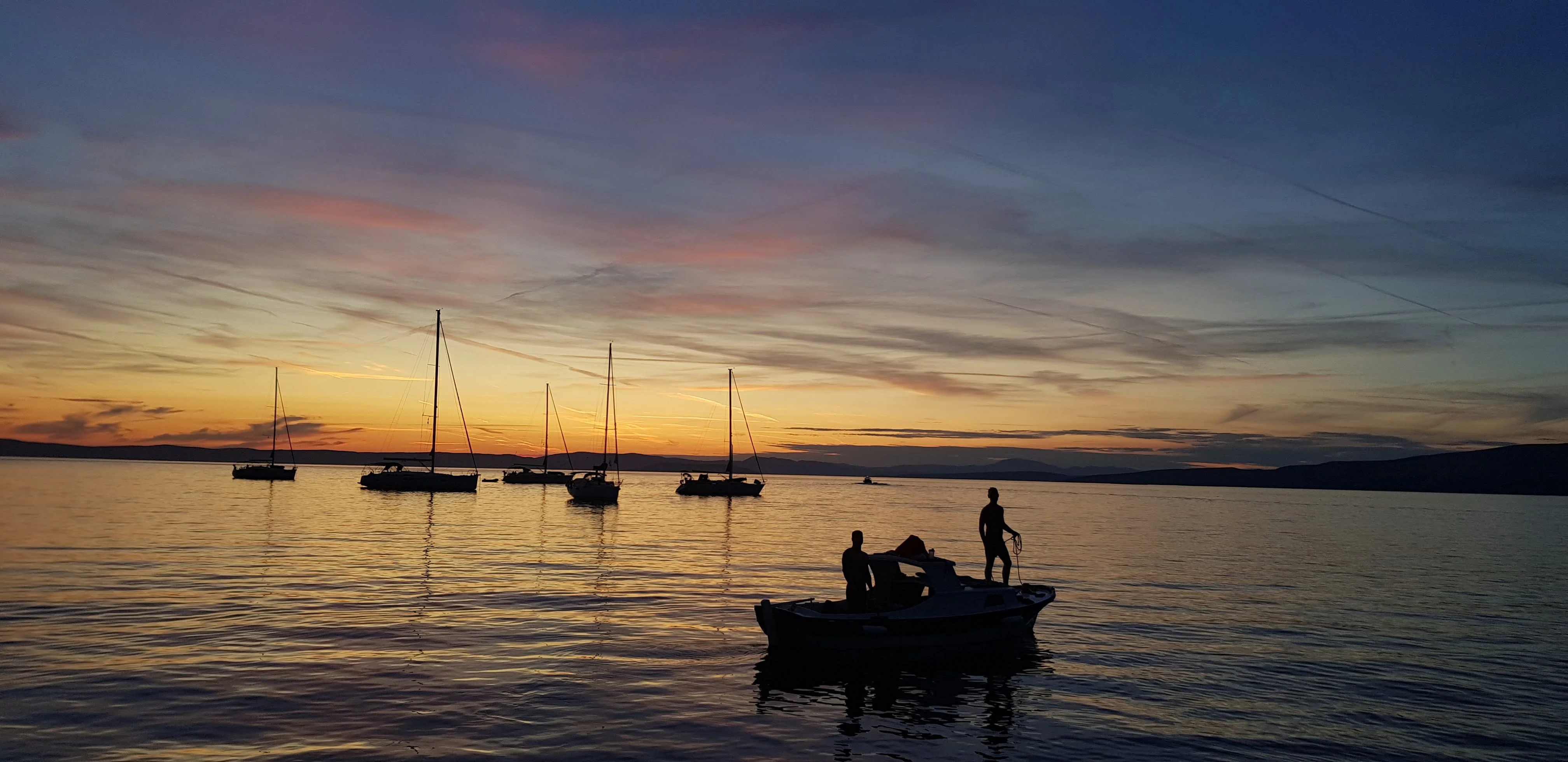 Sandy beach in Lopar, island Rab, Croatia