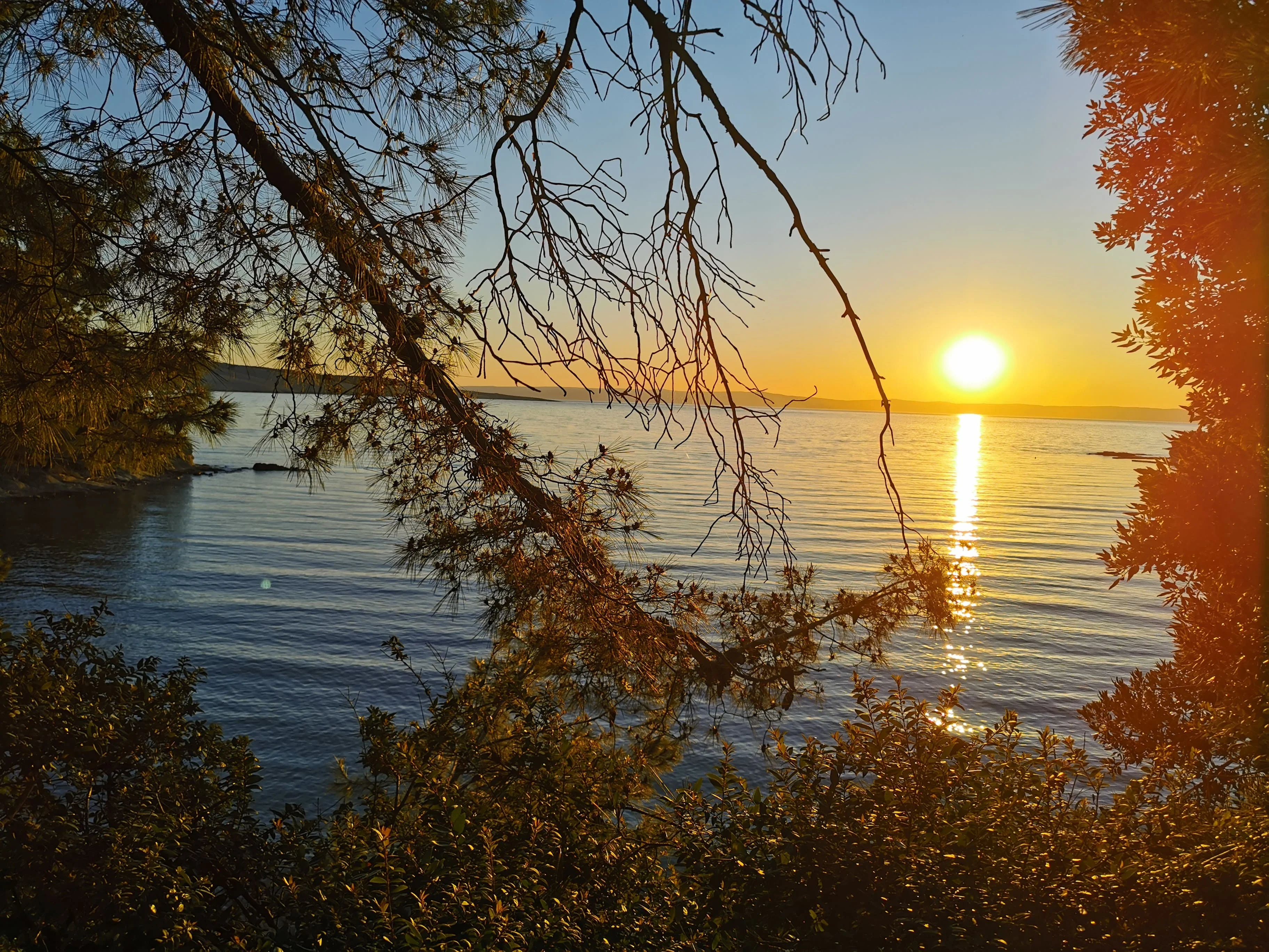 Sandy beach in Lopar, island Rab, Croatia