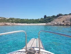 Sandy beach in Lopar, island Rab, Croatia